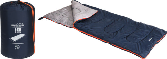 SLEEPING BAG ENVELOPE BLUE190X80CM