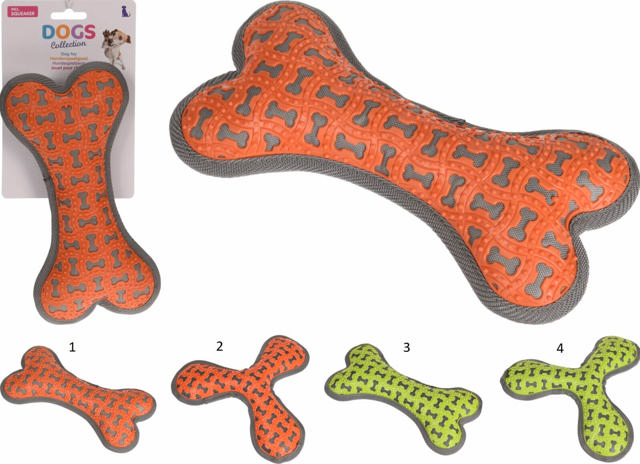 DOG TOY TPE 2 ASSORTED DESIGNS