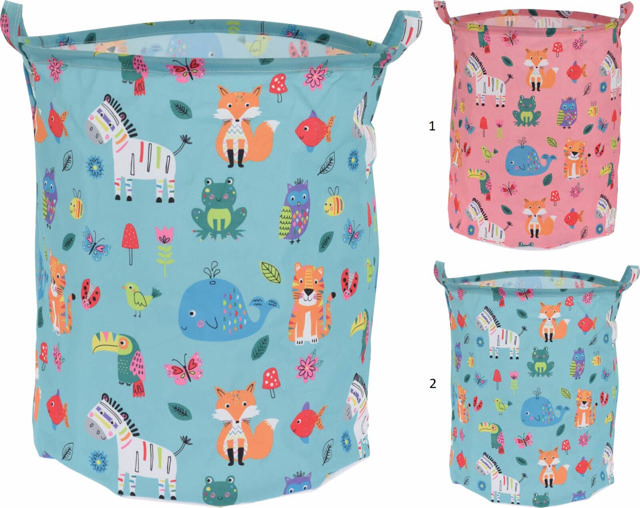 STORAGE BAG DIA 40X50CM 2 ASSORTED DESIGNS