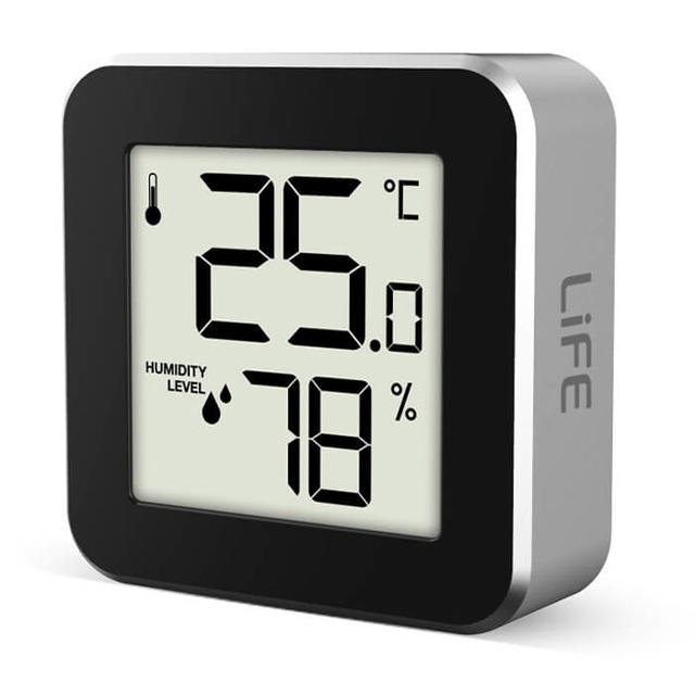 LIFE 221-0118 ALUMINIUM MINI SILVER THERMOMETER