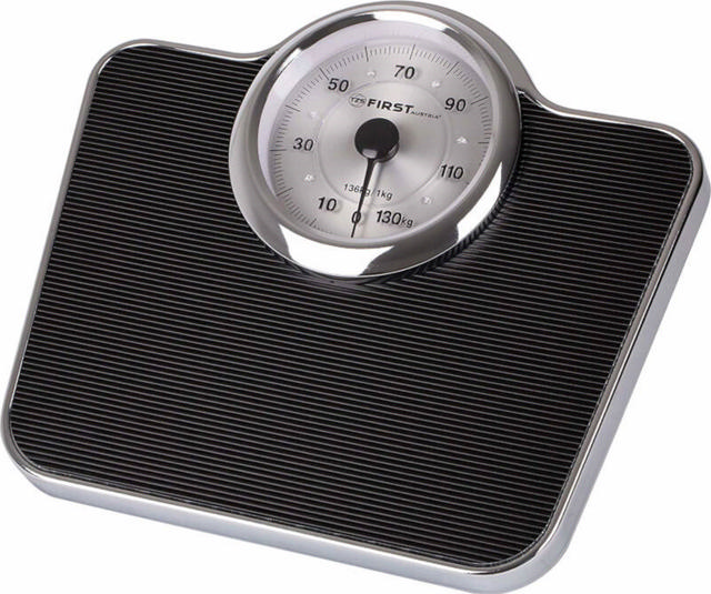 FIRST AUSTRIA BATHROOM ANALOG SCALE BLACK