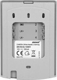 ORNO 651031 SINGLE VIDEO DOORPHONE AMMO 4.3''