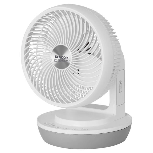 SENCOR SFE 2340WH DESKTOP FAN 3D ULTRASILENT ⌀23CM 45W