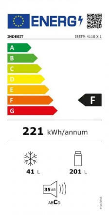 INDESIT 155TM4110X1 REFRIGERATOR 213L 150X58X60CM