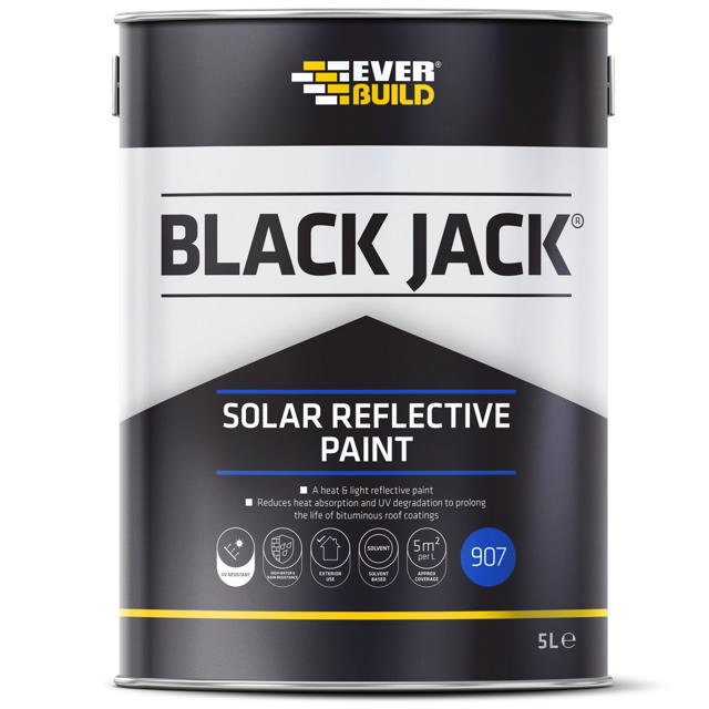 EVER BUILD 907 SOLAR REFLECTIVE PAINT COATING 5L