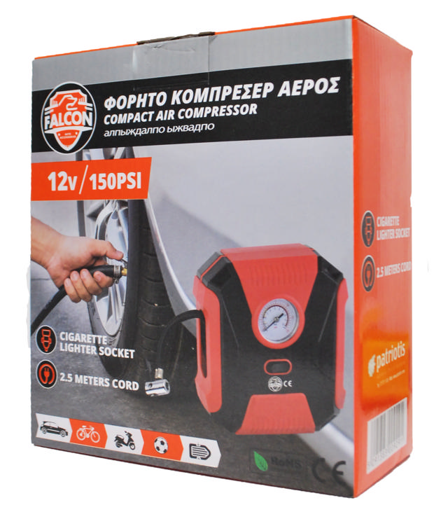 FALCON AIR COMPRESSOR COMPACT RED