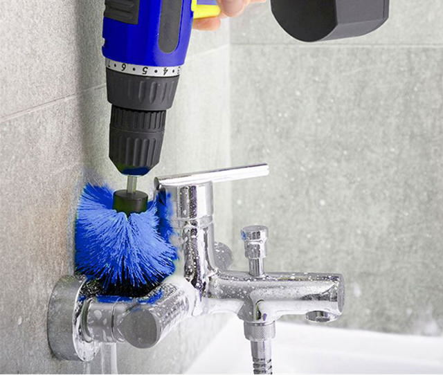 DRILL POWER BRUSH BLUE MEDIUM ROUND