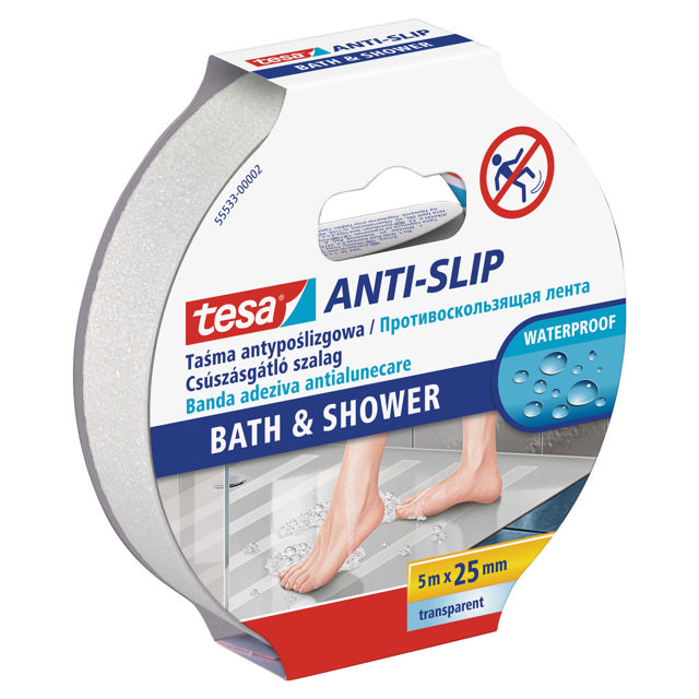 TESA ΤΑΙΝΙΑ ΑΝΤΙΟΛΙΣΘΗΤΙΚH 5Mx25mm BATH