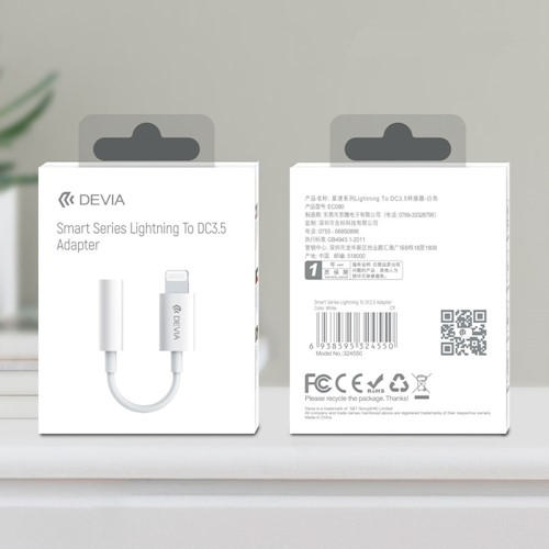 DEVIA EC090 SMART LIGHTNING DC 3.5 ADAPTER