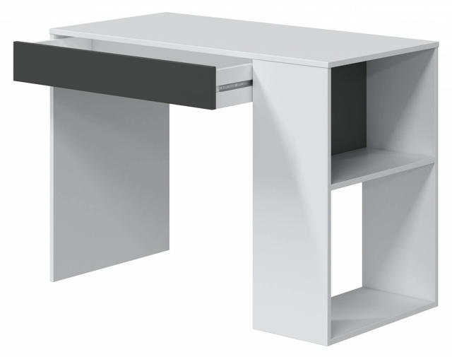 MASSTER CORNER DESK WHITE/ BLACK 73X101X50CM