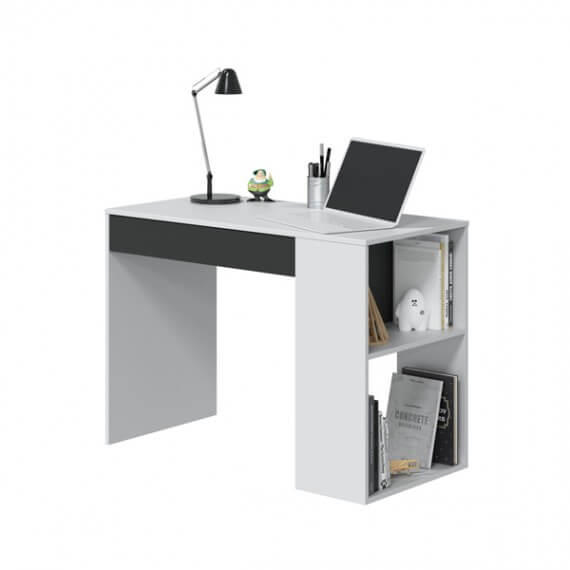 MASSTER CORNER DESK WHITE/ BLACK 73X101X50CM