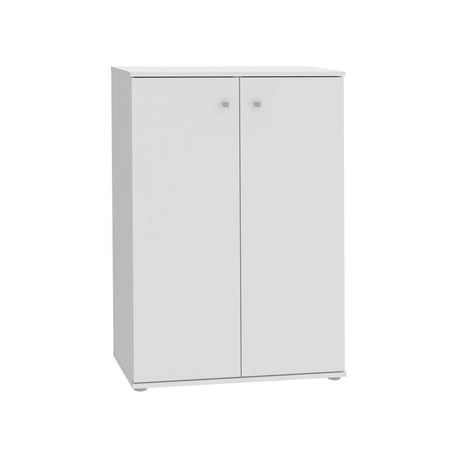 SHOE CABINET WITH 2 DOORS 69.9X28.9XH104.1CM WHITE