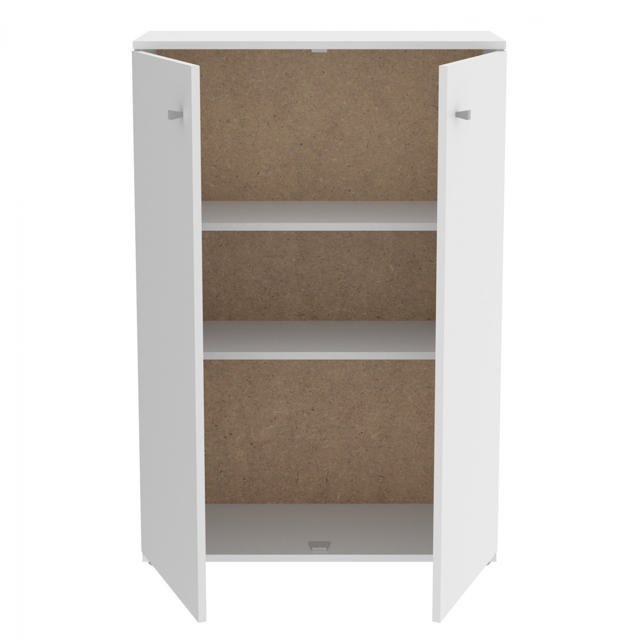 SHOE CABINET WITH 2 DOORS 69.9X28.9XH104.1CM WHITE