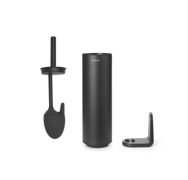 BRABANTIA MINDSET TOILET BRUSH & HOLDER MINERAL GREY