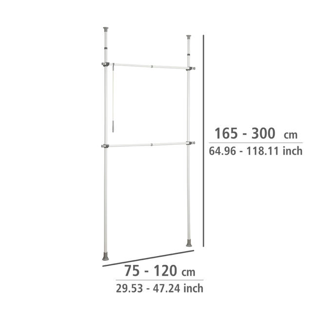 WENKO HERKULES BASIC TELESCOPIC SYSTEM -ADJUSTABLE