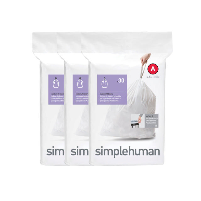 SIMPLEHUMAN BIN BAG LINER A (4.5L) 30PCS