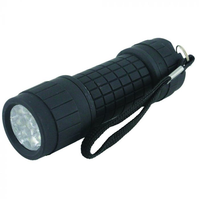 FAROS 9 LED RUBBER FLASHLIGHT