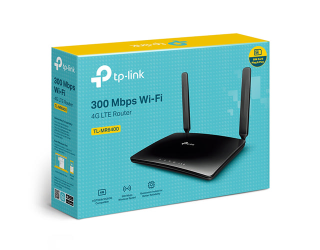 TP LINK TL-MR6400 N 4G LTE V4 300Mbps WIRELESS