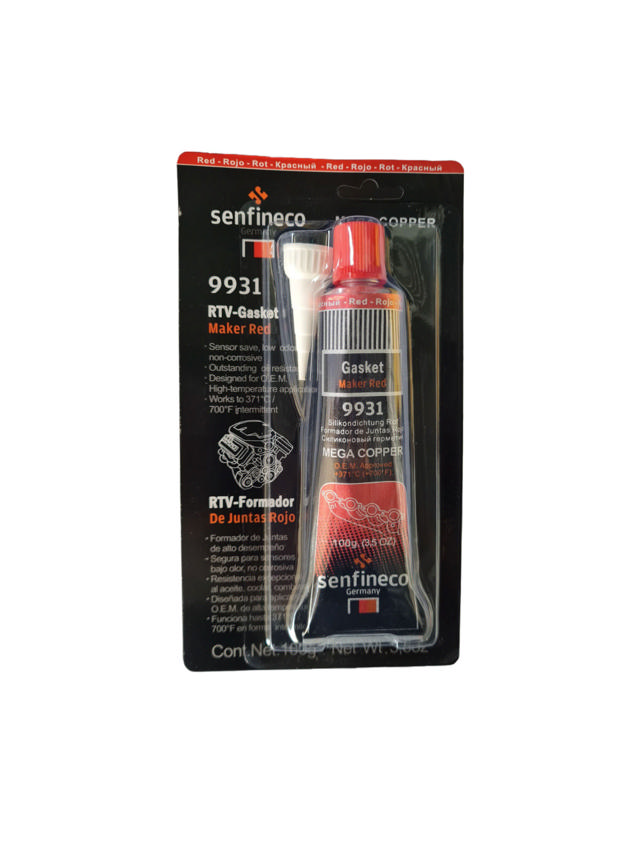 SENFINECO RTV GASKET MAKER SILICONE (9931) ΚΟΚΚΙΝΗ 100GR