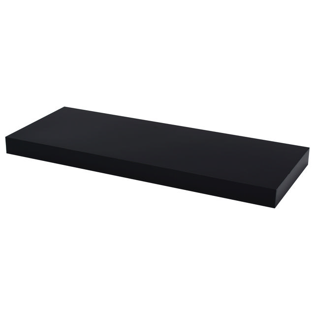 WALL FLOATING SHELF 60CM XL4 PVC BLACK