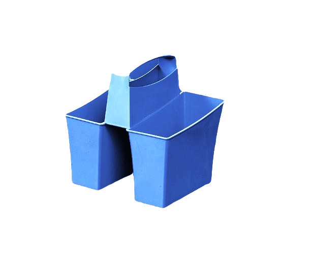 LAMAPLA PLASTIC BASKET FOR CUTLERY BLUE