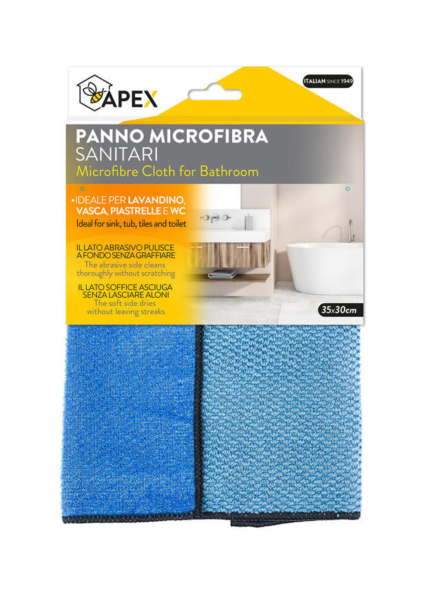 APEX MICROFIBER CLOTH BATHROOM 35X30CM