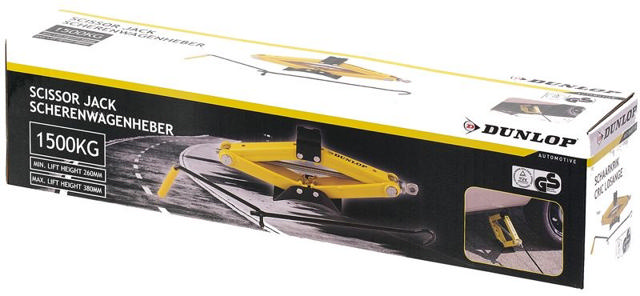 DUNLOP SCISSOR JACK 1500KG 