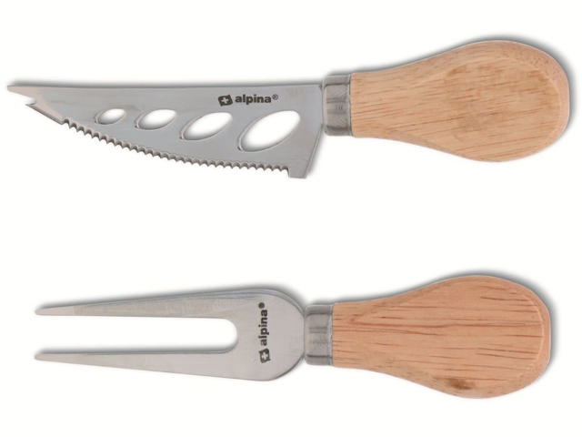 ALPINA CHEESE KNIFE & FORK 2PCS