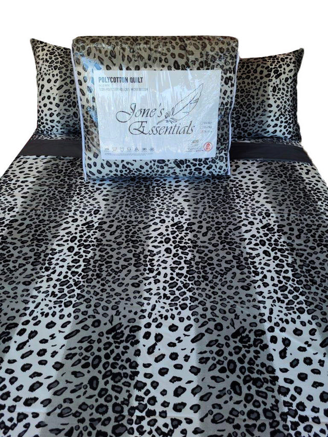 JONES ESSENTIALS QUILT 220X230CM LEOPARD