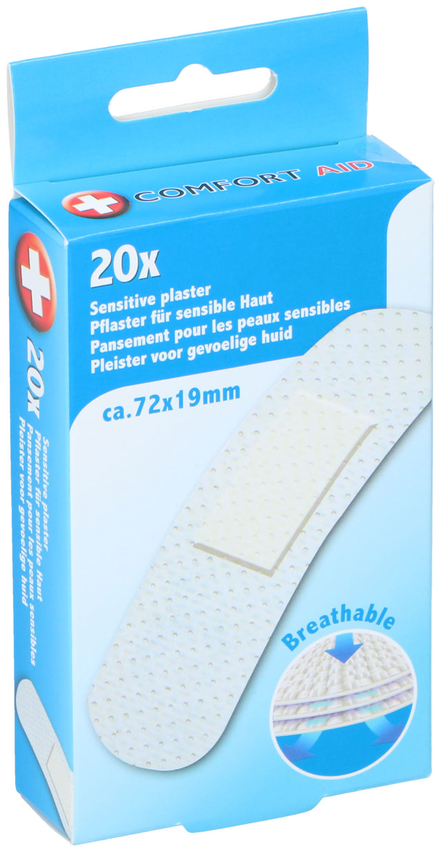 COMFORT AID PLASTER 7.2X1.9CM 20PCS