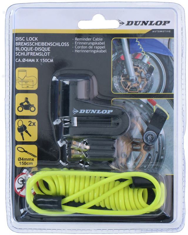 DUNLOP DISC LOCK MOTORBIKE