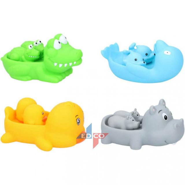 BATH ANIMAL 3PCS PVC