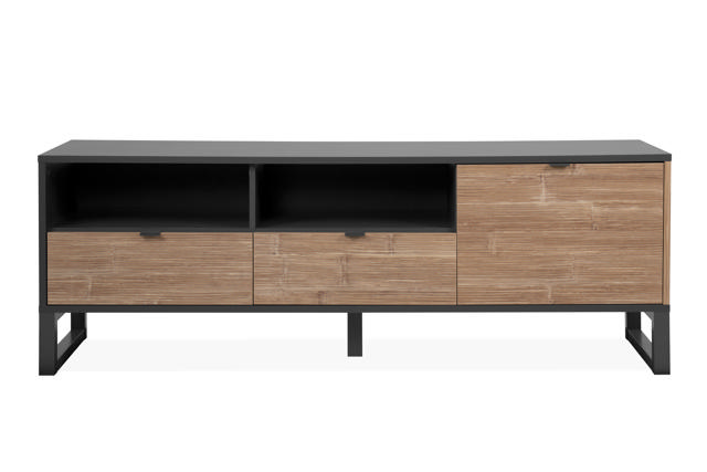 SUMATRA TV STAND 160X56X40CM ANTHRACITE/ BAMBOO