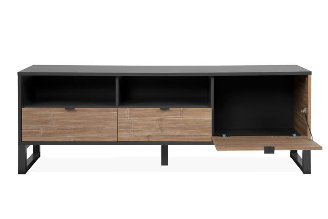 SUMATRA TV STAND 160X56X40CM ANTHRACITE/ BAMBOO