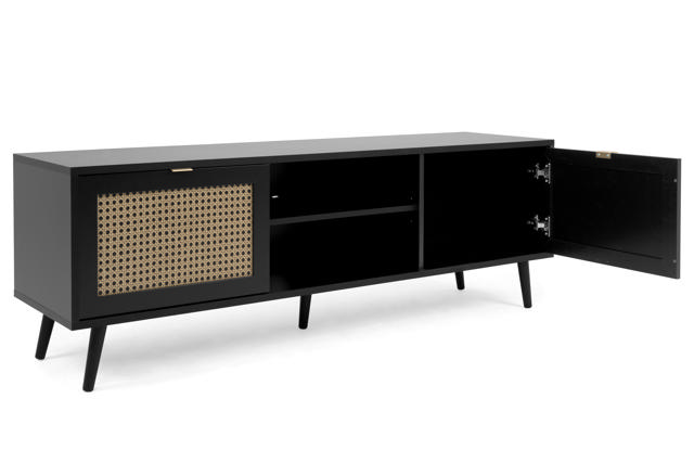 VIENNA TV STAND 150X52X40CM BLACK