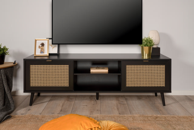 VIENNA TV STAND 150X52X40CM BLACK