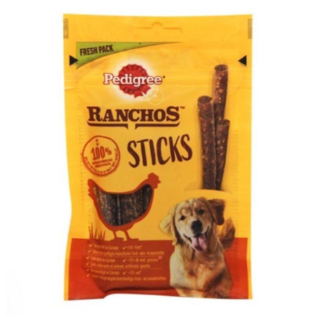 PEDIGREE RANCHOS STICK DOG TREATS CHICKEN 60G