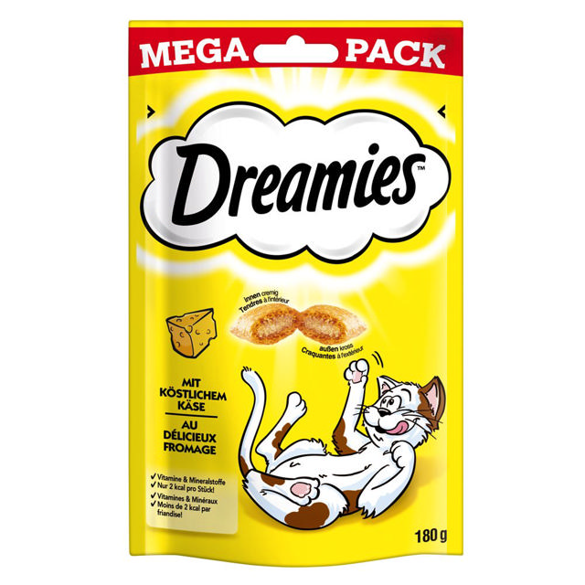 DREAMIES ΛΙΧΟΥΔΙΕΣ ΓΙΑ ΓΑΤΕΣ ΜΕ ΓΕΥΣΗ ΤΥΡΙ 180GR