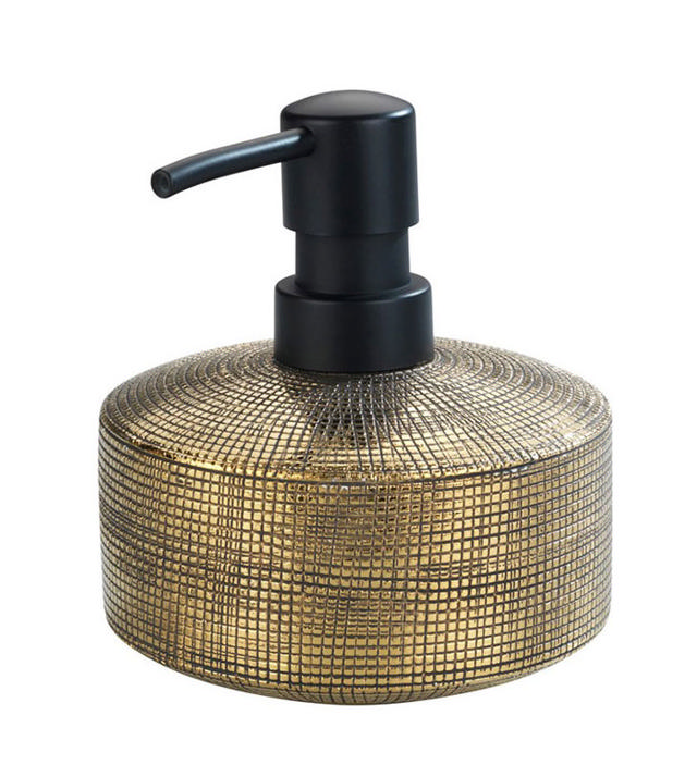 WENKO RIVARA SOAP DISPENSER GOLD