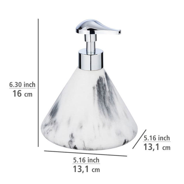 WENKO DESIO SOAP DISPENSER MARBLE LOOK