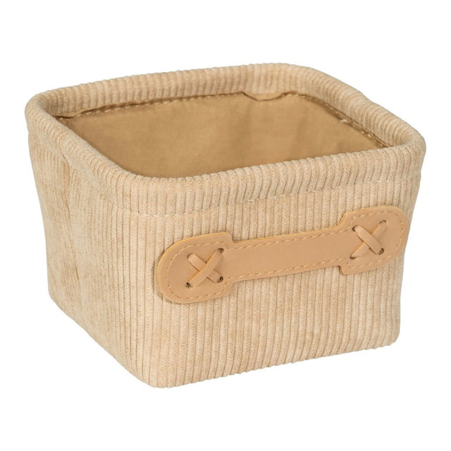 WENKO ANELA BASKET CORD SMALL SQUARE BEIGE