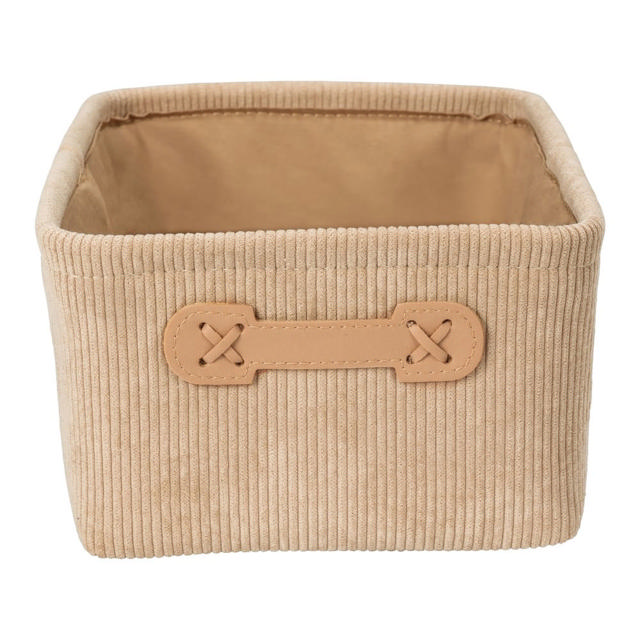 WENKO ANELA BASKET CORD SMALL SQUARE BEIGE