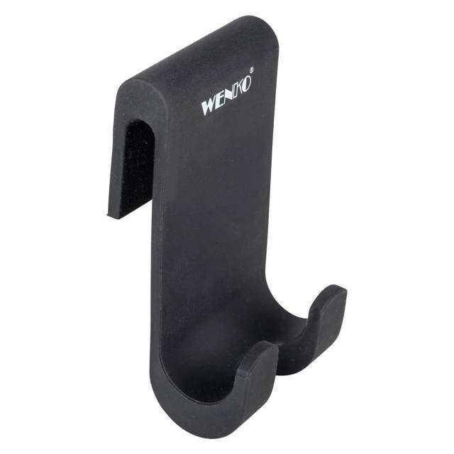 WENKO VERNA SHOWER HOOK SILICONE UNO BLACK