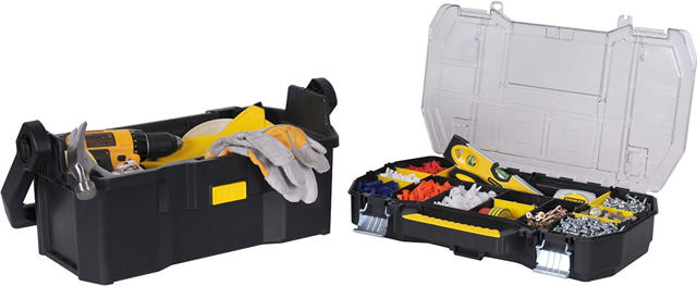 STANLEY STST1-70317 19'' TOOL TOTE AND ORGANISER BOX 55.6X32X24.9CM