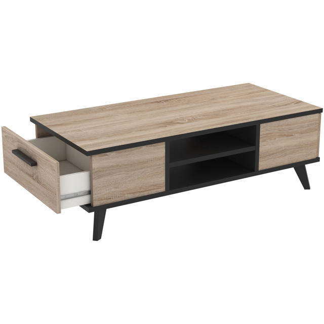 WAYNE COFFEE TABLE OAK/BLACK