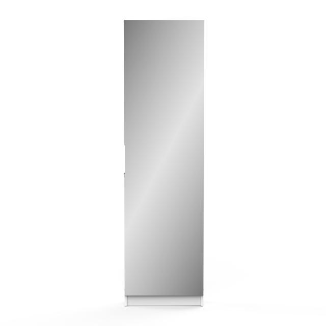 ZAPATERO SHOE CABINET WITH MIRROR WHITE