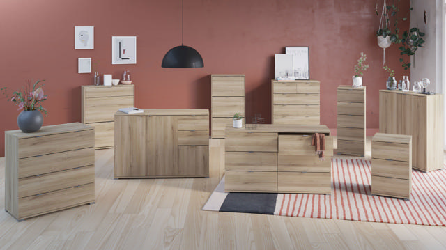 DEMEYERE PERFECT STORAGE CABINET 2 DOORS OAK 79.7X35.1X101.2CM