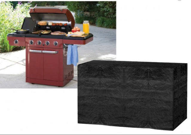 BBQ COVER 120GR 95X50X75H BLACK