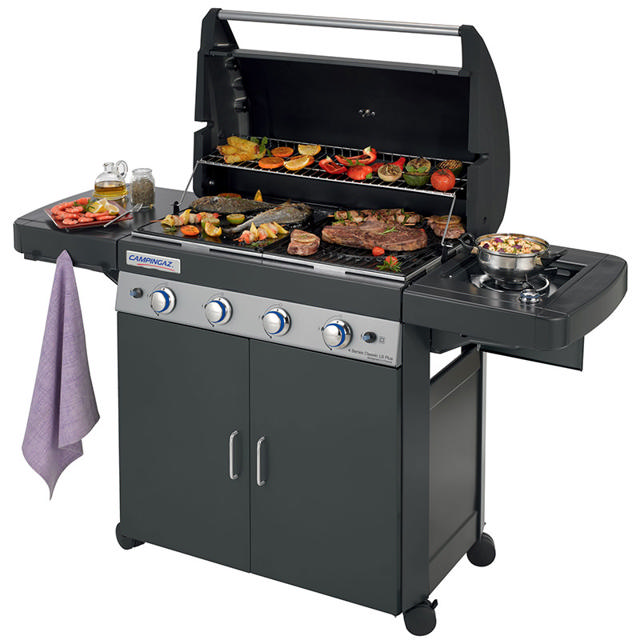 CAMPINGAZ 4 SERIES CLASSIC LS PLUS D BBQ GRILL 4 BURNERS + SIDE BURNER 12.8KW + 2.3KW