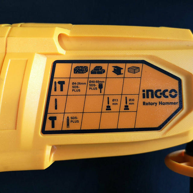 INGCO RGH9028-2 ROTARY HAMMER DRILL 800W 2.5J